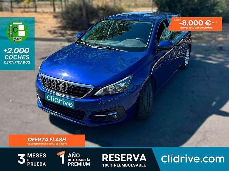 Azul Usado 2019 Peugeot 308 SW Active Familiar | 6790 € (Super precio) - Imagen 1/3