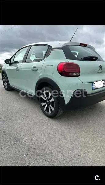 Usado Citroën C3 Feel 82 CV (60 kW) 2017 Verde Berlina
