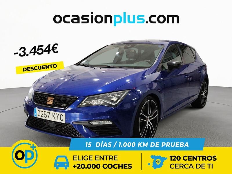 Azul Usado 2019 Seat Leon CUPRA Berlina | 22.490 € (Precio justo) - Imagen 1/4