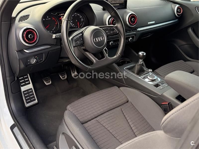 Usado Audi A3 S-Line 110 CV (80 kW) 2017 Blanco Berlina
