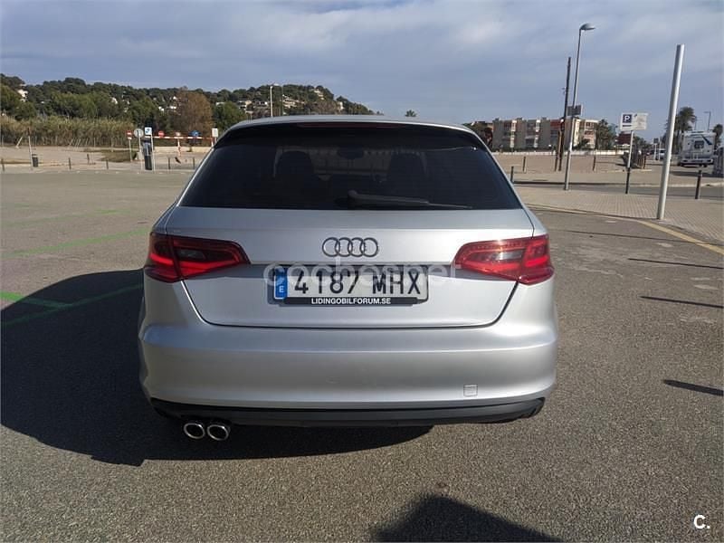 Usado Audi A3 Ambition 184 CV (135 kW) 2013 Gris / plata Berlina