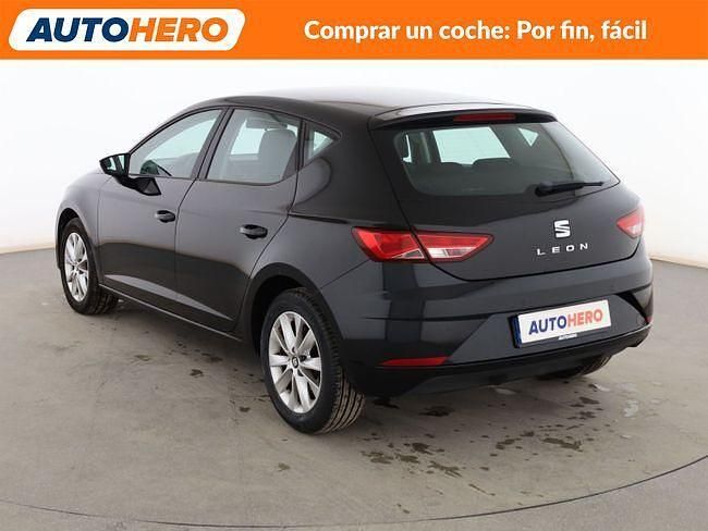 Usado Seat Leon Style 110 CV (80 kW) 2018 Negro Berlina