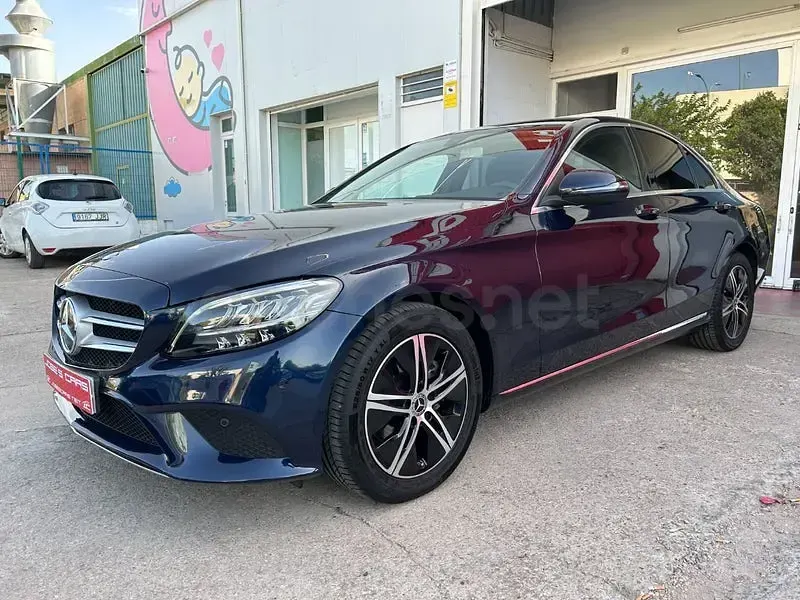 Usado Mercedes C200 160 CV (117 kW) 2020 Azul Berlina