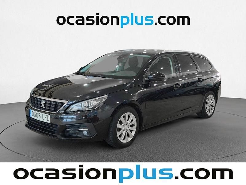 Negro Usado 2020 Peugeot 308 SW Style Familiar | 9264 € (Buen precio) - Imagen 1/4