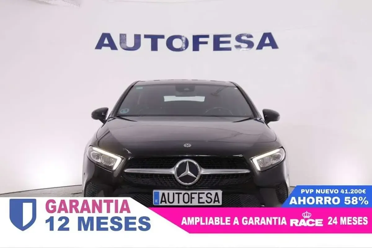 Usado Mercedes A180 116 CV (85 kW) 2018 Negro Berlina