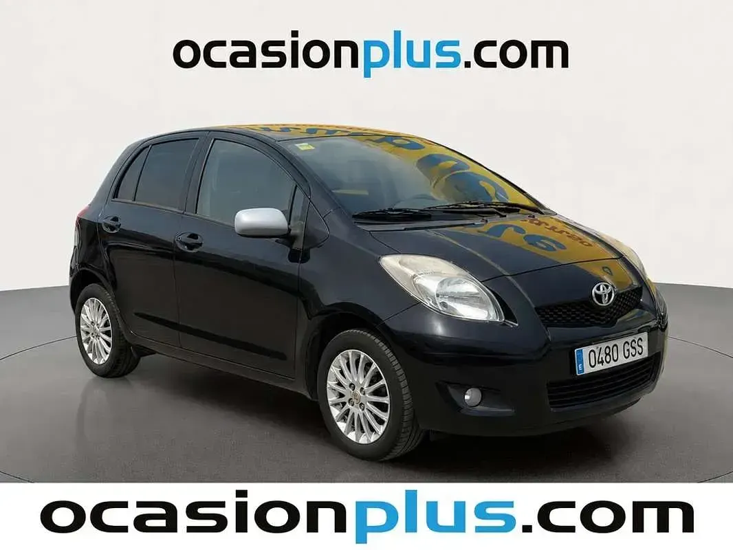 Usado Toyota Yaris 101 CV (74 kW) 2010 Negro Utilitario