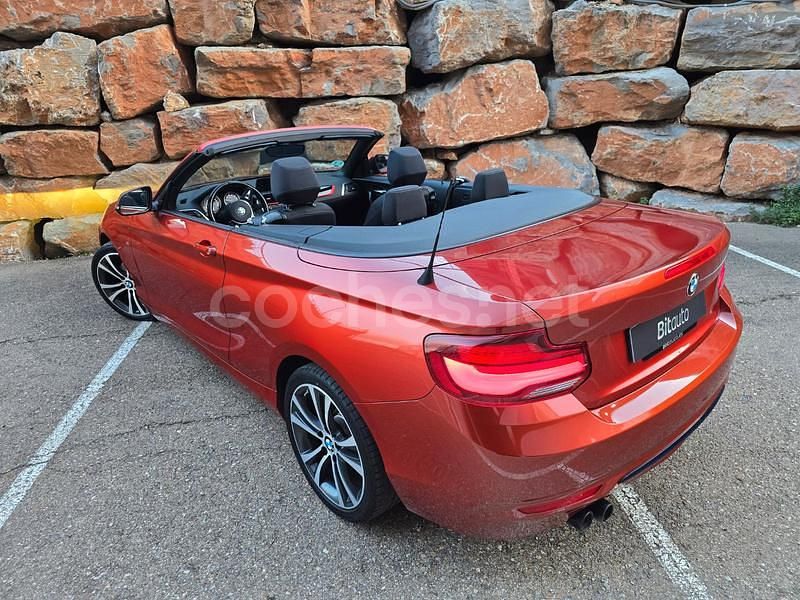 Usado BMW 220 Sport Line 184 CV (135 kW) 2020 Naranja Descapotable