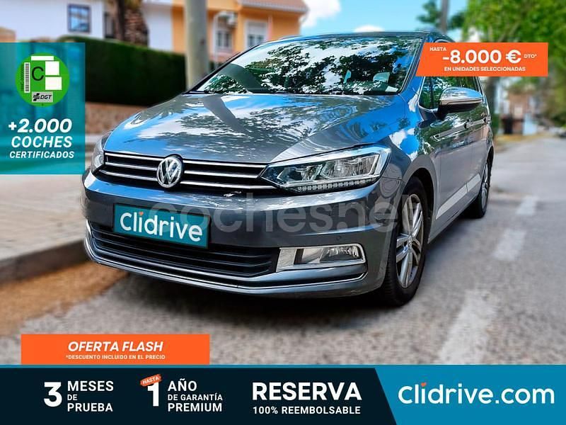 Gris / plata Usado 2016 VW Touran Sportline Monovolumen | 18.190 € (Precio justo) - Imagen 1/3
