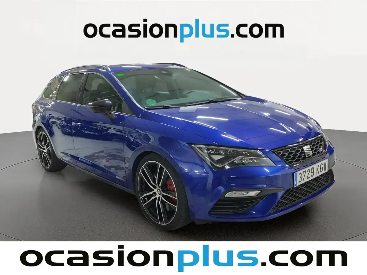Usado Seat Leon CUPRA 300 CV (220 kW) 2018 Azul Familiar