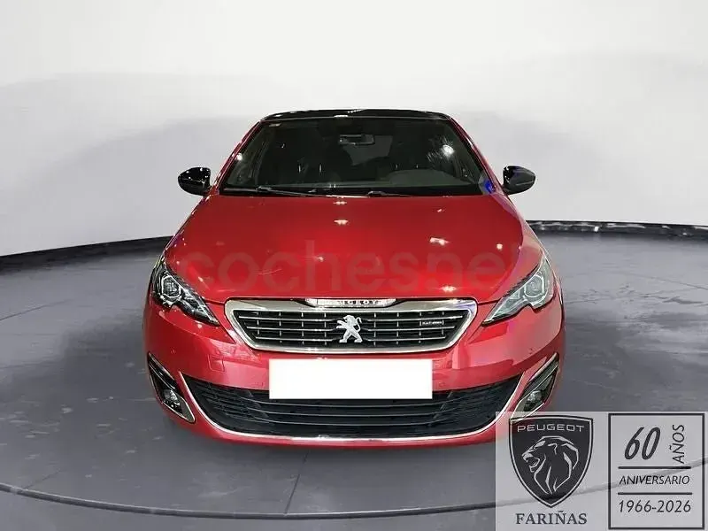 Usado Peugeot 308 GT-line 130 CV (95 kW) 2017 Rojo Berlina