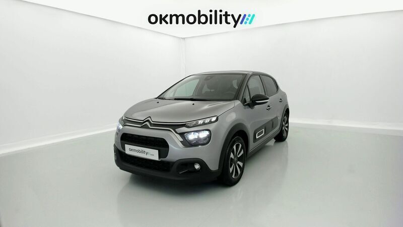 Gris acero / negro Usado 2023 Citroën C3 Shine Utilitario | 11.960 € (Precio justo) - Imagen 1/4