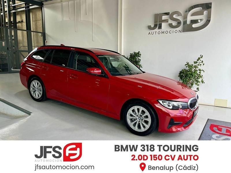 Rojo Usado 2021 BMW 318 Familiar | 21.999 € (Buen precio) - Imagen 1/4