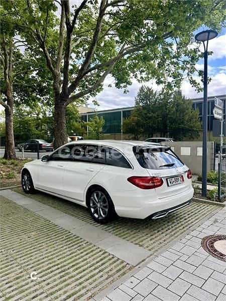 Blanco Usado 2015 Mercedes C220 Avantgarde Familiar | 13.500 € (Precio justo) - Imagen 1/4