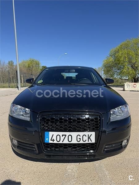 Usado Audi A3 S-Line 140 CV (102 kW) 2008 Negro Utilitario