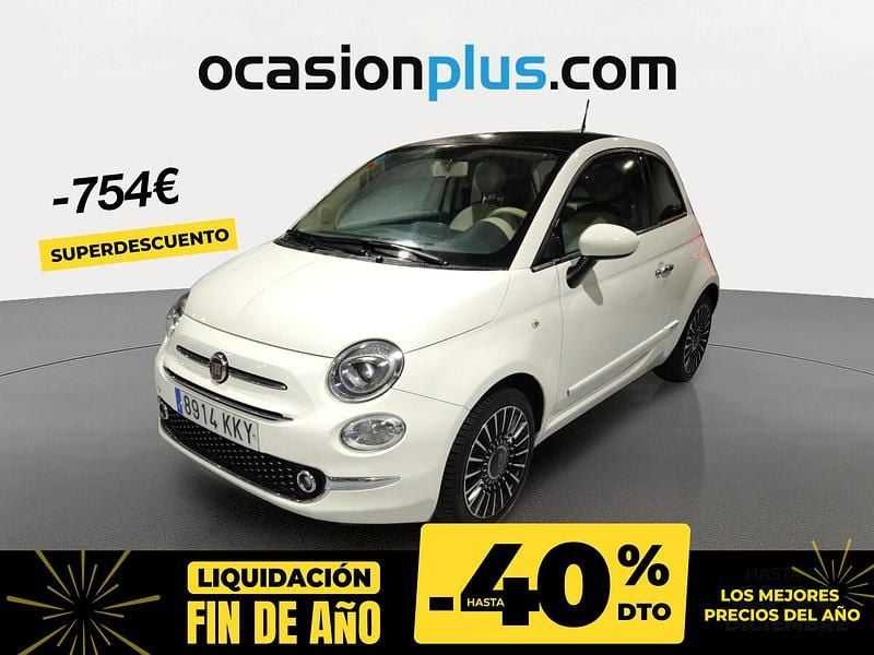 Blanco Usado 2018 Fiat 500 Lounge Utilitario | 8300 € (Buen precio) - Imagen 1/4