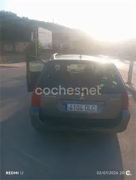 Usado Peugeot 307 90 CV (66 kW) 2005 Gris / plata Familiar