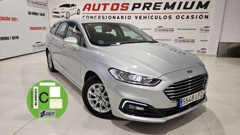 Gris Usado 2020 Ford Mondeo Trend Familiar | 14.400 € (Precio justo) - Imagen 1/4