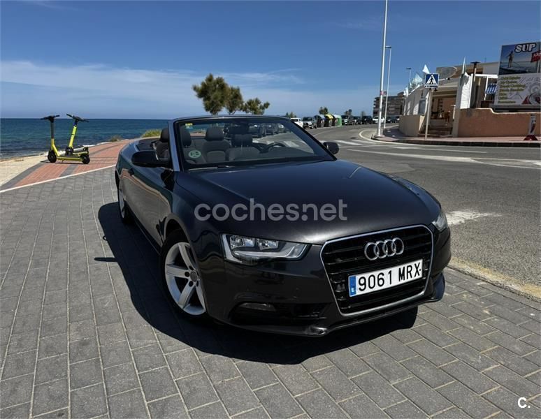 Negro Usado 2012 Audi A5 Cabriolet Descapotable | 14.600 € (Precio justo) - Imagen 1/4