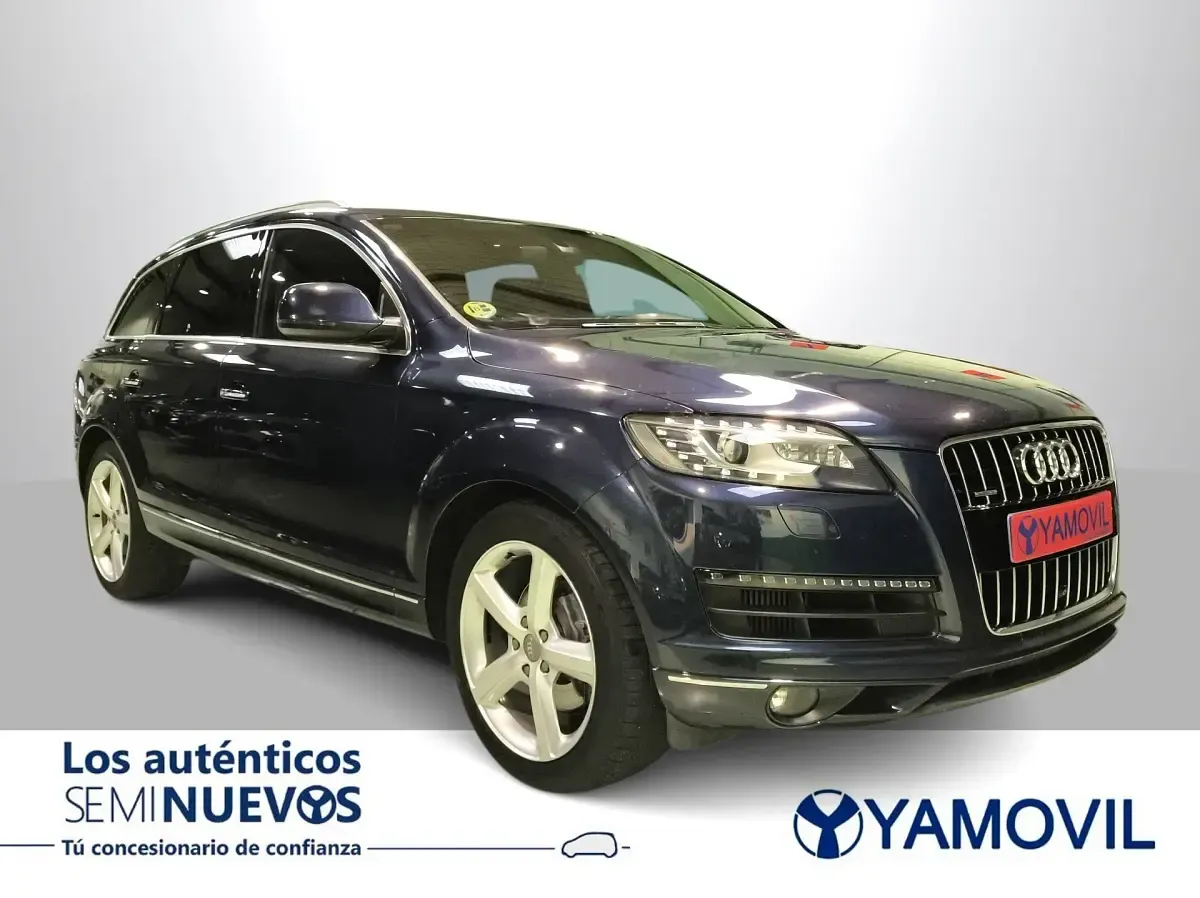 Usado Audi Q7 Ambition 340 CV (250 kW) 2014 Azul SUV