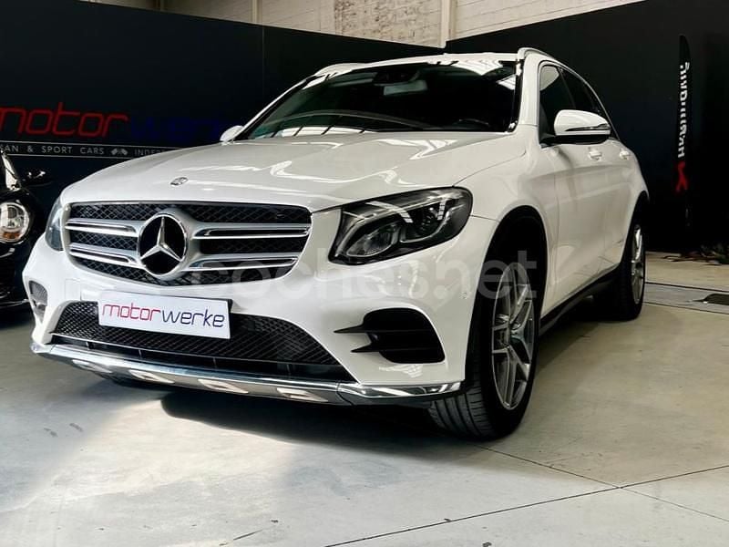 Blanco Usado 2016 Mercedes GLC220 AMG line SUV | 19.900 € (Precio justo) - Imagen 1/4