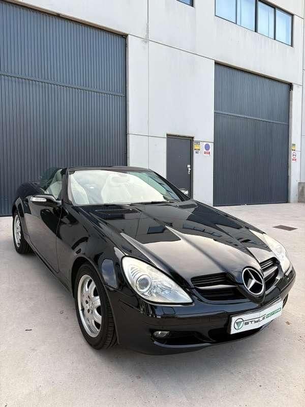 Negro Usado 2005 Mercedes SLK200 Descapotable | 11.500 € (Precio justo) - Imagen 1/4
