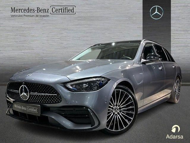 Usado Mercedes C220 AMG line 200 CV (147 kW) 2024 Gris selenita