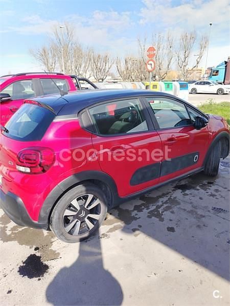 Usado Citroën C3 PureTech 82 CV (60 kW) 2018 Rojo Utilitario