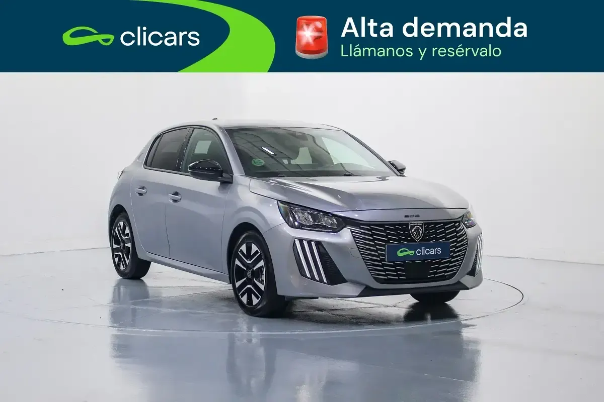 Brugt Peugeot 208 Allure 100 HK (73 kW) 2025 Grå Hatchback