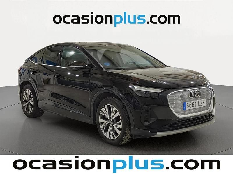 Usado Audi Q4 e-tron Advanced Plus 125 kW (170 CV) 2022 Negro SUV