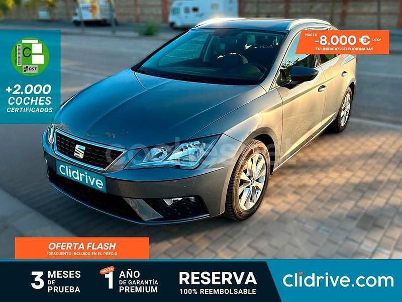 Gris / plata Usado 2017 Seat Leon Style Familiar | 10.990 € (Precio justo) - Imagen 1/3