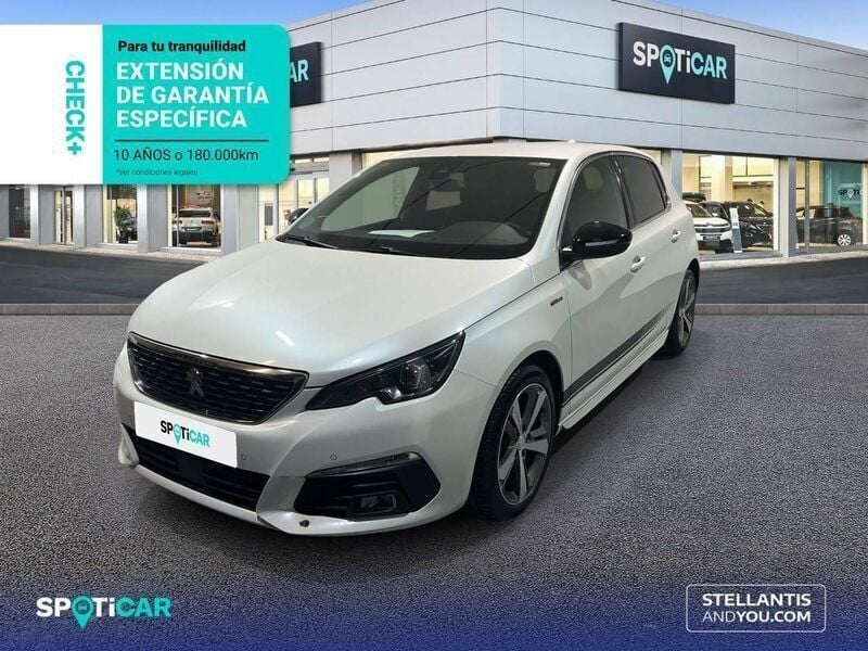 Blanco Usado 2018 Peugeot 308 GT-line Berlina | 11.450 € (Precio justo) - Imagen 1/4