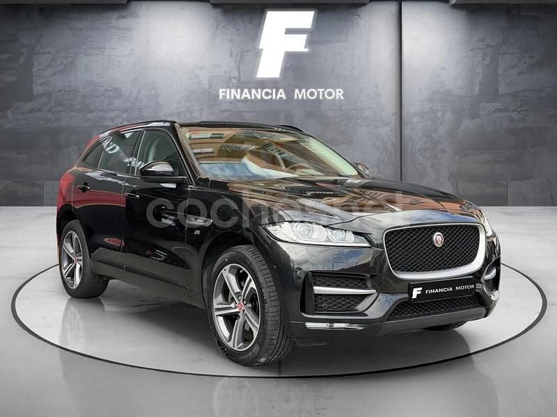 Usado Jaguar F-Pace R-Sport 163 CV (119 kW) 2017 Negro SUV