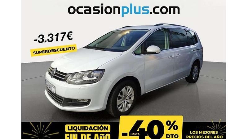 Gris Usado 2020 VW Sharan Advance Monovolumen | 28.173 € (Precio justo) - Imagen 1/4