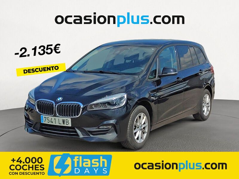 Negro Usado 2022 BMW 218 Gran Tourer Monovolumen | 22.990 € - Imagen 1/4