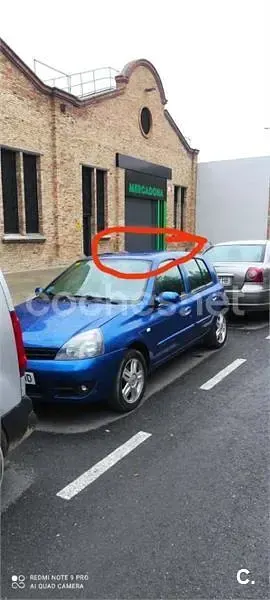 Usado Renault Clio II Authentique 75 CV (55 kW) 2007 Azul Berlina