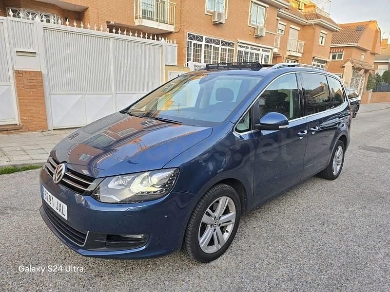 Usado VW Sharan Advance 184 CV (135 kW) 2017 Azul Monovolumen