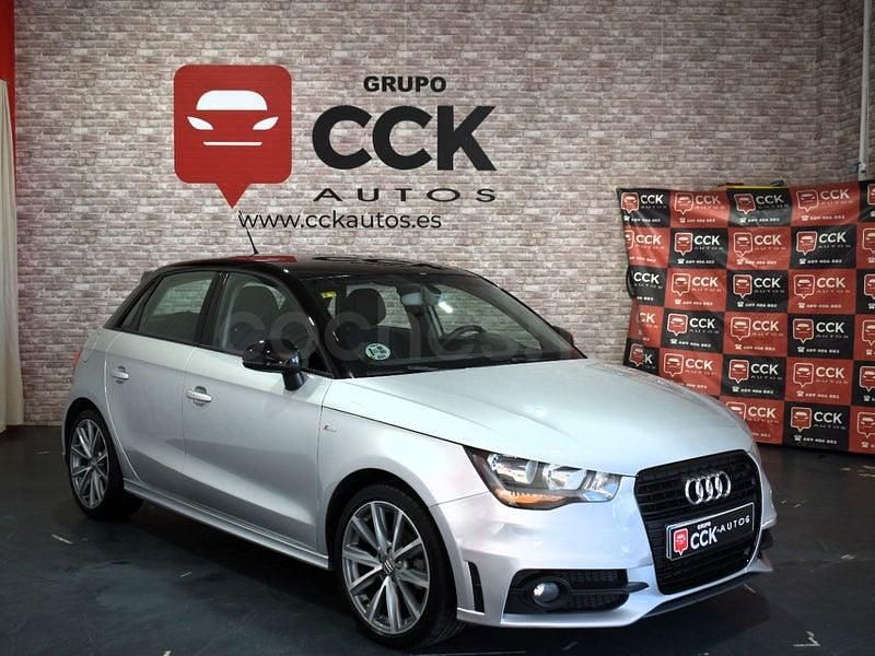 Usado Audi A1 Sportback S-Line 90 CV (66 kW) 2013 Gris / plata Utilitario