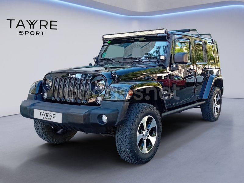 Usado Jeep Wrangler Unlimited Sahara 284 CV (208 kW) 2018 Negro SUV