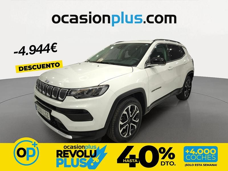 Usado Jeep Compass Limited 130 CV (95 kW) 2021 Blanco SUV