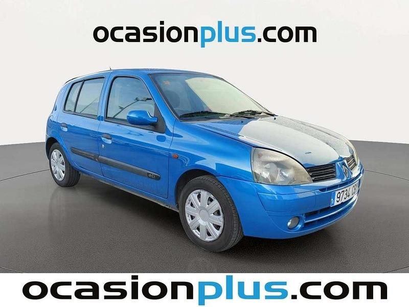 Usado Renault Clio II Expression 64 CV (47 kW) 2002 Azul Utilitario