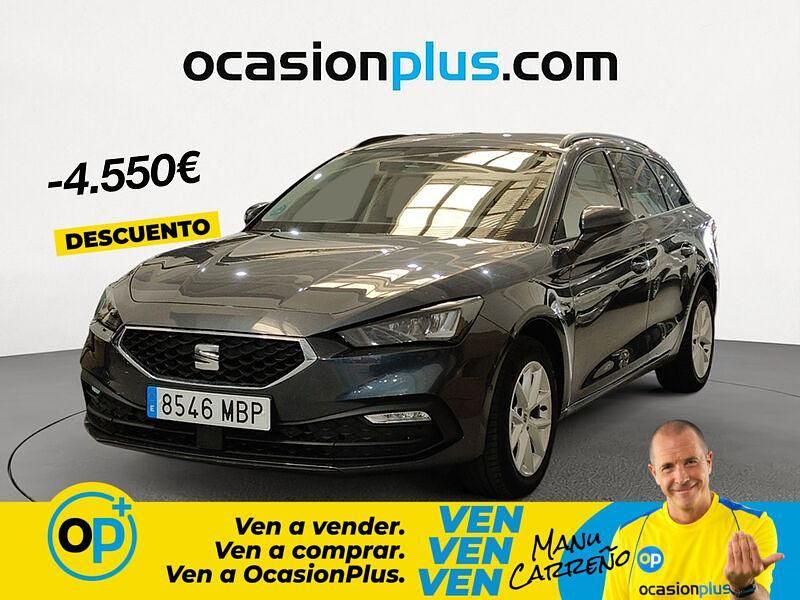 Usado Seat Leon Style 110 HP (80 kW) 2022 Cinzento Carrinha