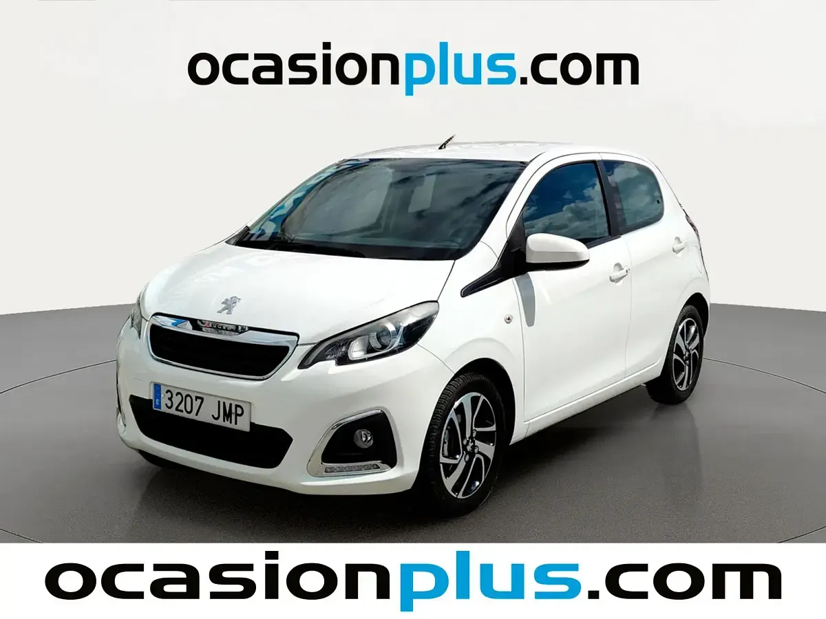 Usado Peugeot 108 Allure 82 CV (60 kW) 2016 Blanco Utilitario