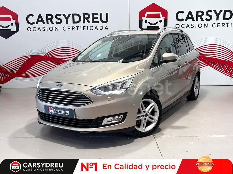 Gris / plata Usado 2016 Ford Grand C-Max Titanium Monovolumen | 13.900 € (Precio justo) - Imagen 1/3
