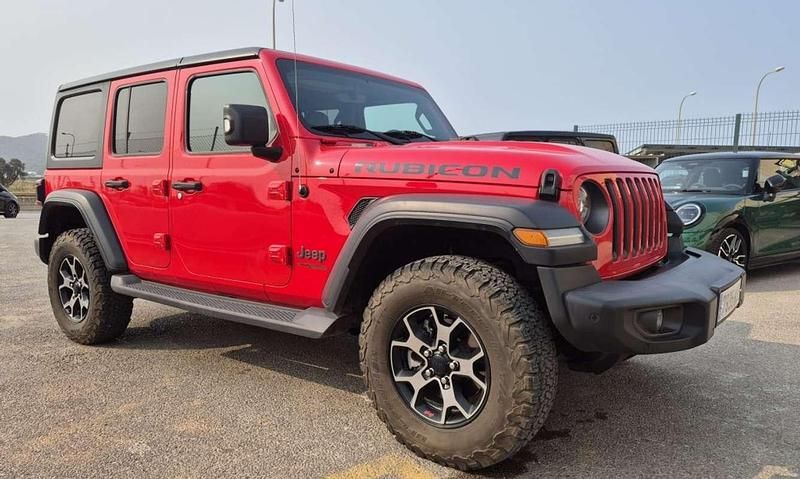 Rojo Usado 2019 Jeep Wrangler Unlimited Rubicon SUV | 54.000 € (Caro) - Imagen 1/4