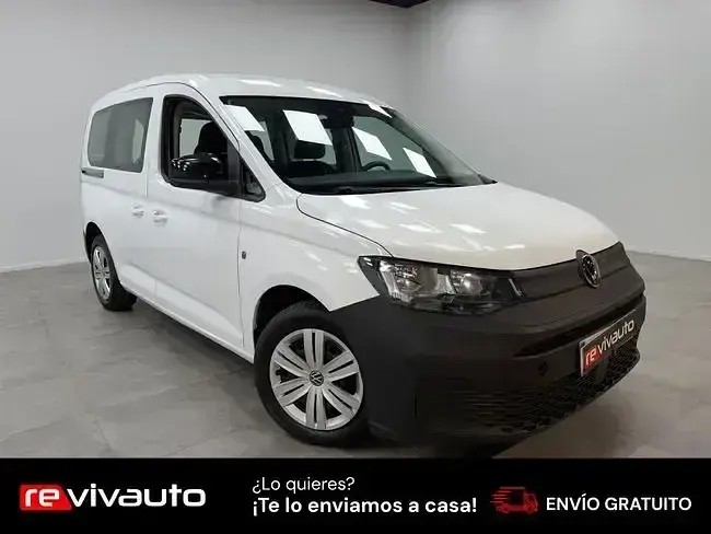 Usado VW Caddy 122 CV (89 kW) 2022 Blanco Monovolumen