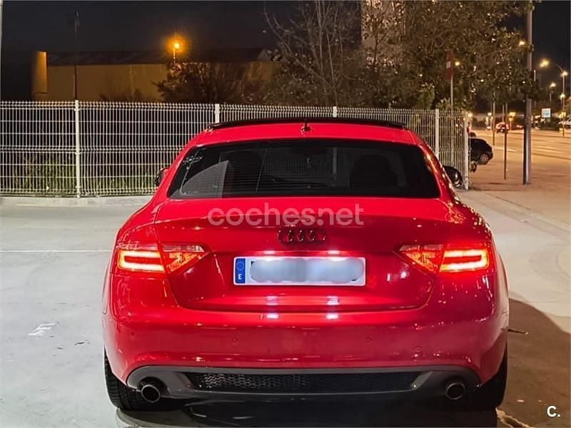 Rojo Usado 2008 Audi A5 Coupe | 8999 € (Precio justo) - Imagen 1/4