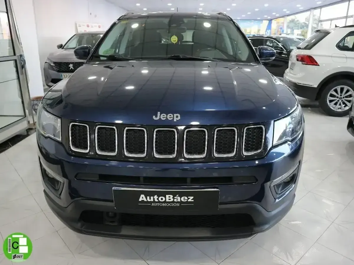 Usado Jeep Compass 120 CV (88 kW) 2018 Azul SUV