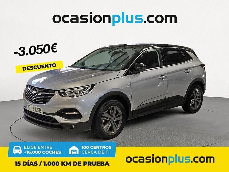 Gris / plata Usado 2021 Opel Grandland X Selective SUV | 16.390 € (Precio justo) - Imagen 1/4
