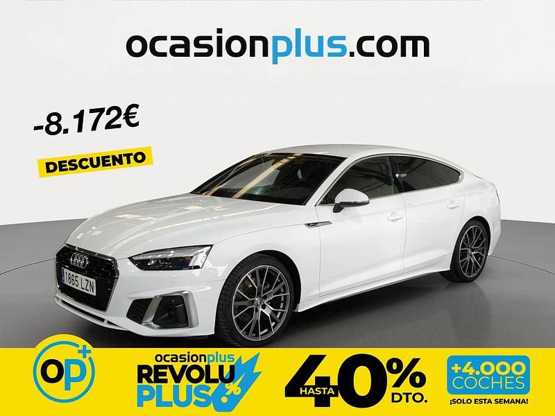 Usado Audi A5 S-Line 163 CV (119 kW) 2022 Blanco Coupe