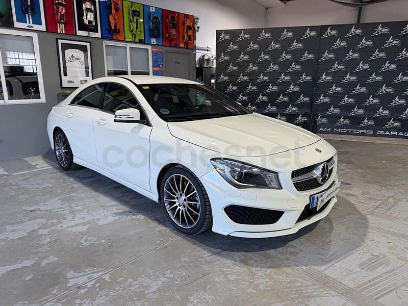 Usado Mercedes CLA220 AMG line 177 CV (130 kW) 2016 Blanco Berlina
